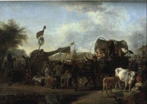Landschaft Mit Hirten by Jean-Louis Demarne