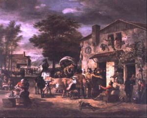 Un Jour De Foire by Jean-Louis Demarne