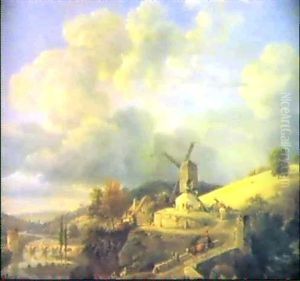 Paysage Au Moulin Paysage Au Moulin