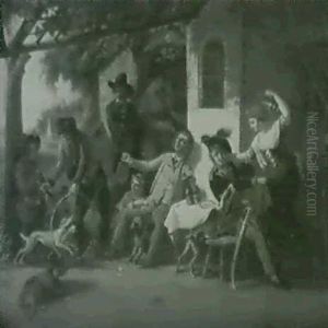 Saltimbanques Devant Une Auberge