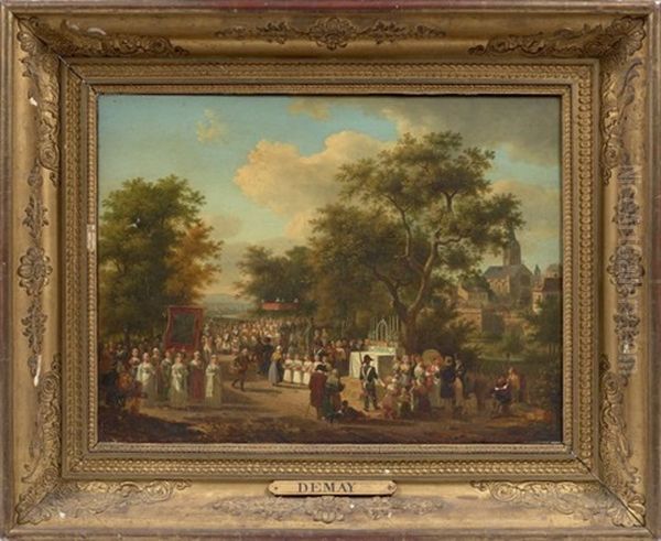 Une Procession De La Fete - Dieu A La Campagne - view 1