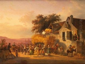 La Fete De La Moisson by Jean Francois Demay