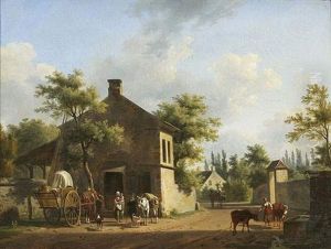 Scene De Village Scene De Village