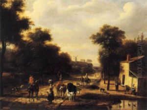 Le Retour Des Bergers by Jean Francois Demay