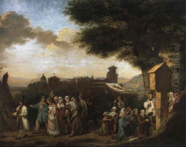 Prozession Am Heidelberger Schloss - view 1