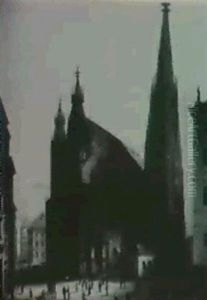 St. Stephen's Cathedral by Franz (August Waidhofer) Demel