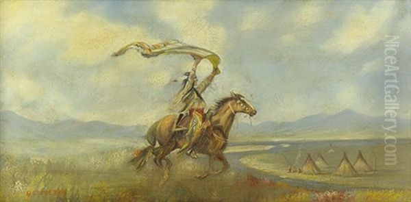 Signaling The Camp by Edwin Willard Deming