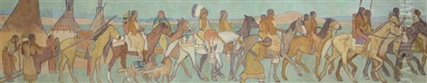 Indian Procession - view 1