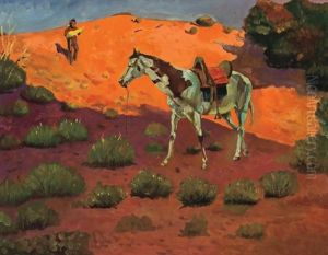 An Indian And His Horse by Edwin Willard Deming