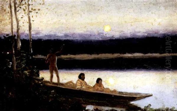 Indians At Sunset (+ 4 Others; 5 Works) - view 1