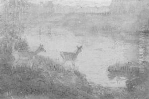Stag In A Glen