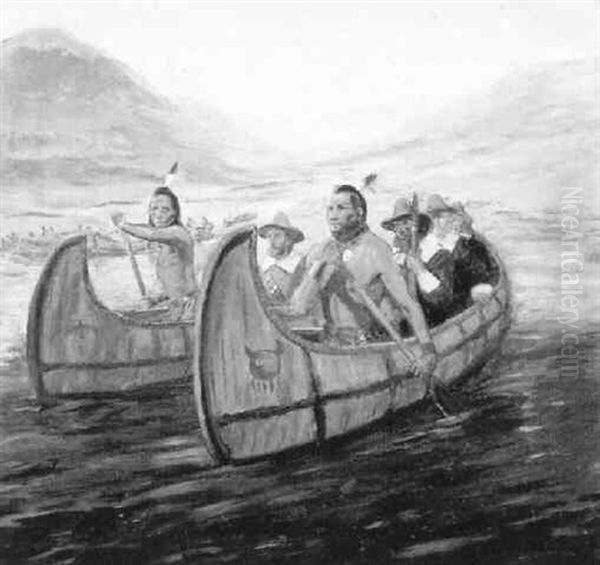 Indians And Pilgrims - view 1