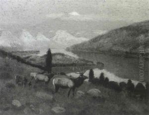 Elk by Edwin Willard Deming