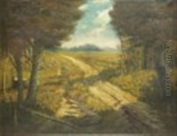 Pastoral Landscape With Path - view 1