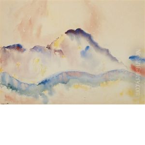 Mountain And Hills by Charles Demuth