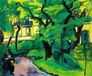 Parizsi Reszlet - Cluny Park (paris Scene - Cluny Park) by Valeria Denes