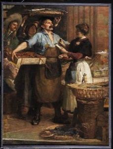 Gardeuse Et Fort Des Halles by Charles Clement Denet