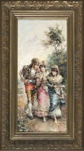 Escena De Galanteo by Jose Denis Belgrano