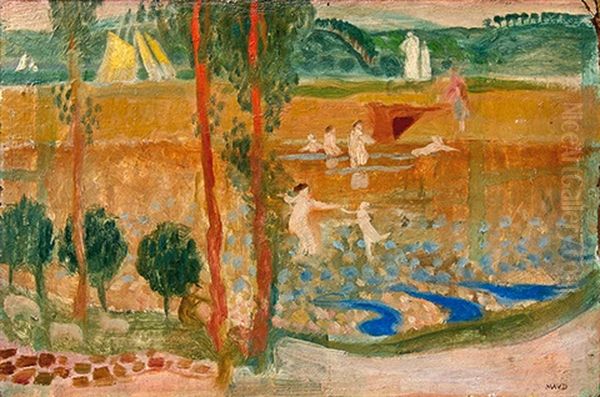 Baigneuses Dans Le Bassin Du Linkin - view 1