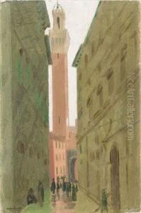 La Mangia, Sienne by Maurice Denis