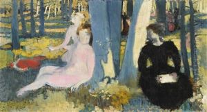 Femmes Assises En Foret by Maurice Denis