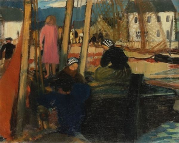 Port De L"ile Tudy, Soleil, 1894 - view 1