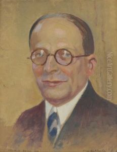 Portrait Du Peintre Andre Barbier