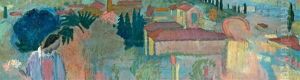 Esquisse Pour L'annonciation Aux Chaussons Rouges Ou Paysage De Fiesole