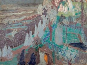 Matin De Paques En Mauve (esquisse Pour Noli Me Tangere) by Maurice Denis