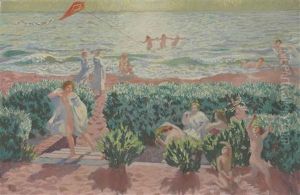Plage Au Cerf-volant