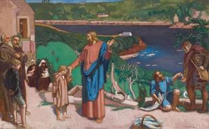 Le Christ Aux Enfants Et La Drachme Du Tribut, Au Yaudet by Maurice Denis