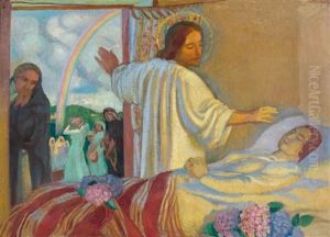 La Resurrection De La Fille De Jaire by Maurice Denis