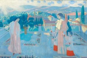 Annonciation A Fiesole (aux Chaussons Rouges) by Maurice Denis