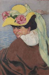 Portrait De Mme Genet, Sur Le Trieux by Maurice Denis