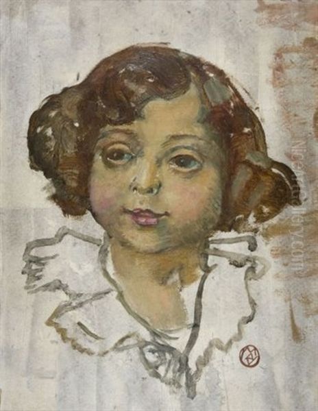 Portrait D'antoine Blocq A Cheval (study) - view 1