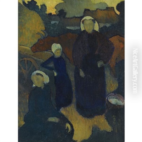 Bretonnes (+ Portrait D'homme (study), Verso) - view 1