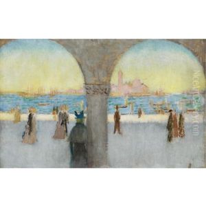 Venise-petite Vue Sous Les Arcades