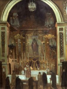 La Messe A Sant Andrea Della Fratte, Rome by Maurice Denis
