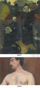 Bretonnes (+ Etude De Portrait D'homme, Verso) by Maurice Denis