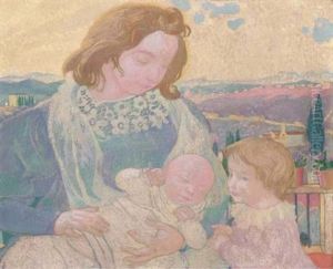 La Madone A Fiesole by Maurice Denis