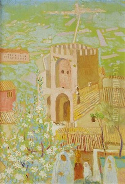 Printemps A Assise, La Porte San Pietro - view 1