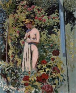 Nu A La Draperie Dans Le Jardin by Maurice Denis