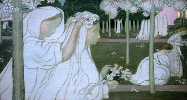 Les Communiantes - La Promenade Au Jardin - view 1
