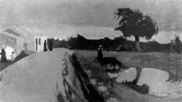 Paysage Breton A La Tombee Du Jour - view 1