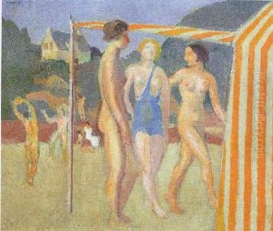 Baigneuses Devant Une Tente by Maurice Denis