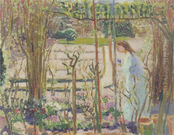 Femme Dans Un Jardin - view 1