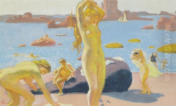 Baigneuses (ploumanach) - view 1