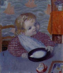 Bernadette A L'assiete Bleue by Maurice Denis