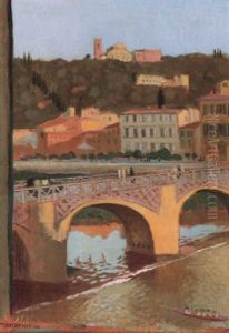 Florence, Ponte Alle Grazie by Maurice Denis