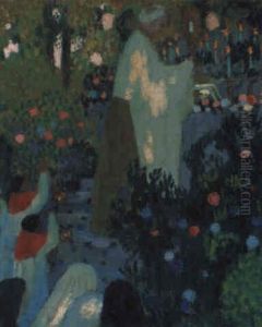 Saint Sacrement A L'autel Bleu by Maurice Denis
